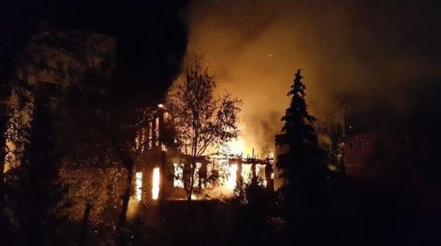 Ordu&rsquo;da Bina Yangını