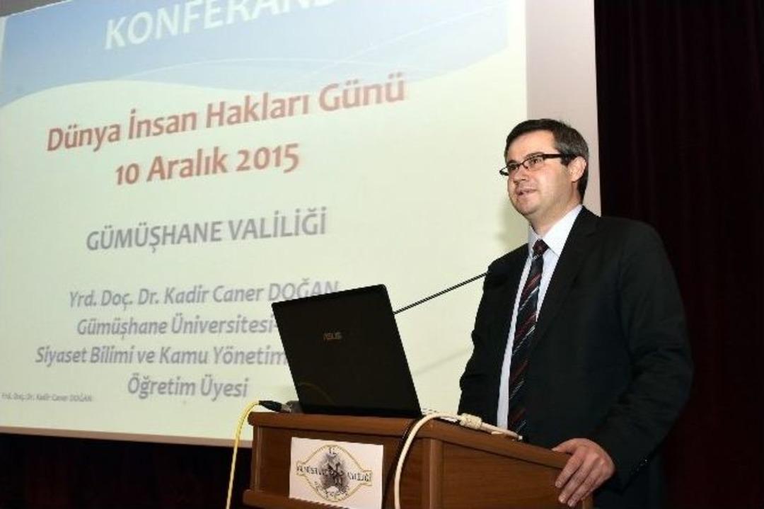 G&uuml;m&uuml;şhane&rsquo;de İnsan Hakları G&uuml;n&uuml; Kutlandı