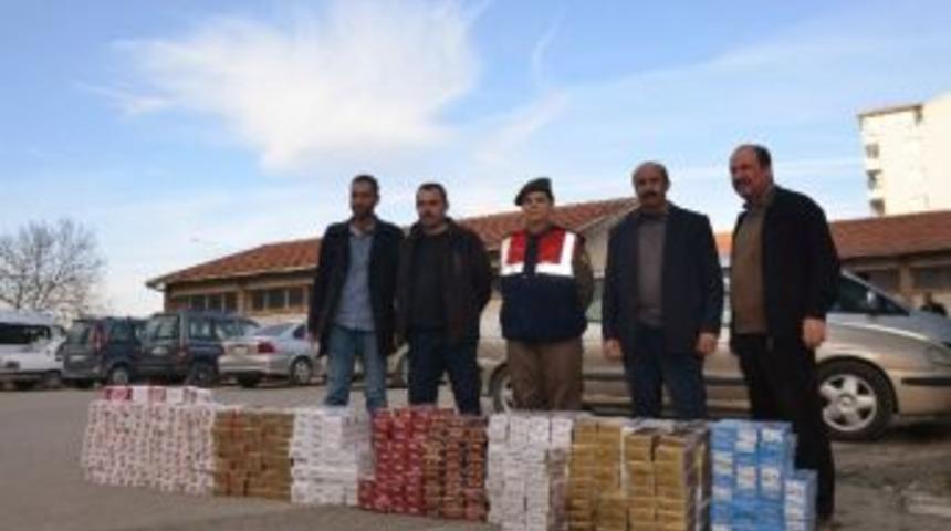 Konya&rsquo;da 10 Bin Paket Ka&ccedil;ak Sigara Ele Ge&ccedil;irildi