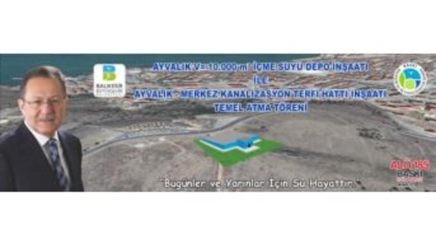B&uuml;y&uuml;kşehir Ayvalık&rsquo;ta İki &Ouml;nemli Hizmetin Temelini Atıyor