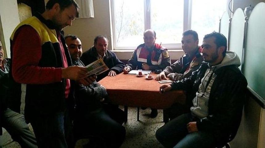 Jandarma K&ouml;yl&uuml;leri Bilgilendirdi