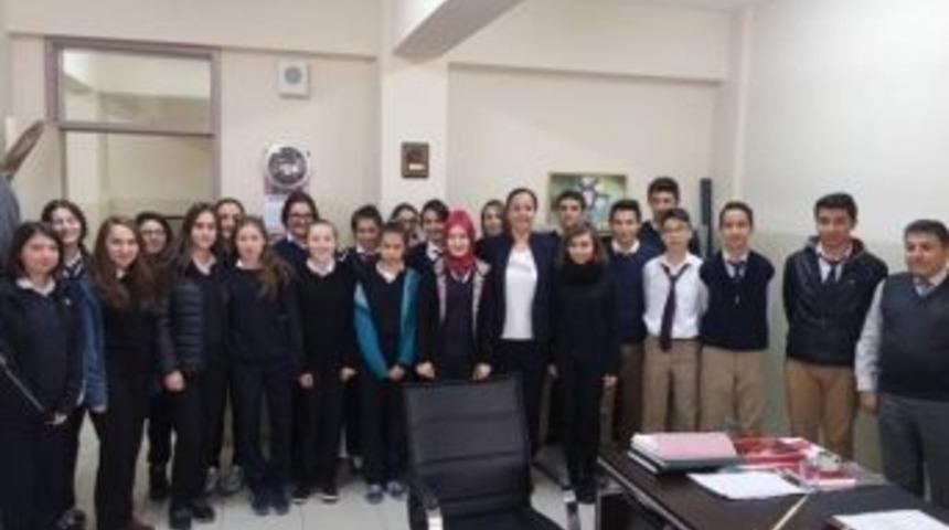 Başkan G&uuml;neş Nihat Kantarcı Anadolu Lisesini Ziyarette Bulundu