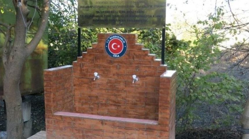 Tika&rsquo;dan G&uuml;rcistan&rsquo;ın Tazakend K&ouml;y&uuml;ne İ&ccedil;me Suyu