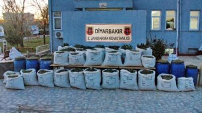 Diyarbakır&rsquo;da Bin 200 Kilo Esrar Ele Ge&ccedil;irildi