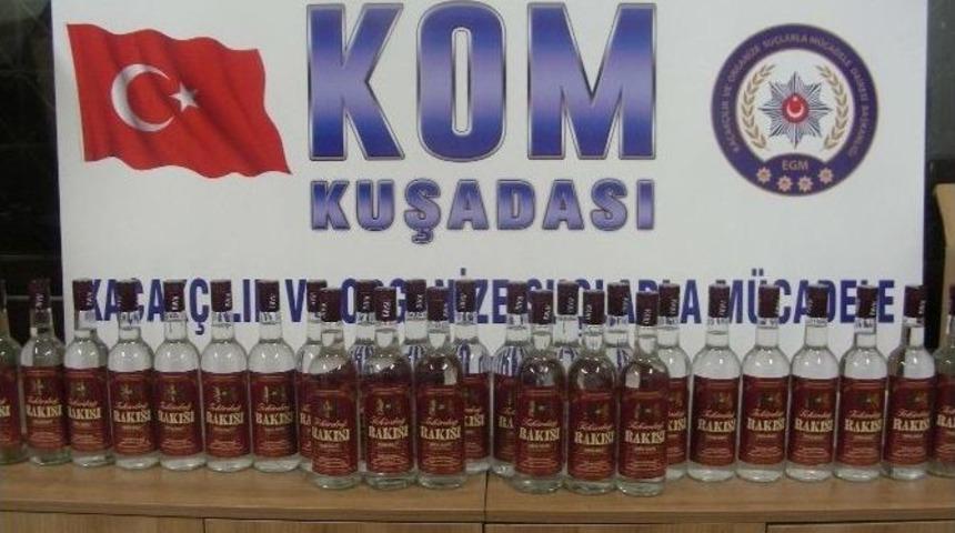 Kuşadası&rsquo;nda Ka&ccedil;ak İ&ccedil;ki Operasyonu