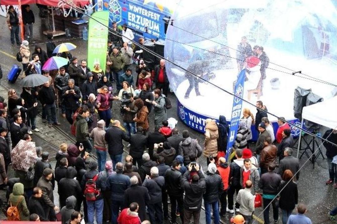 İstanbul&rsquo;da Wınterfest Erzurum 2015 Coşkusu