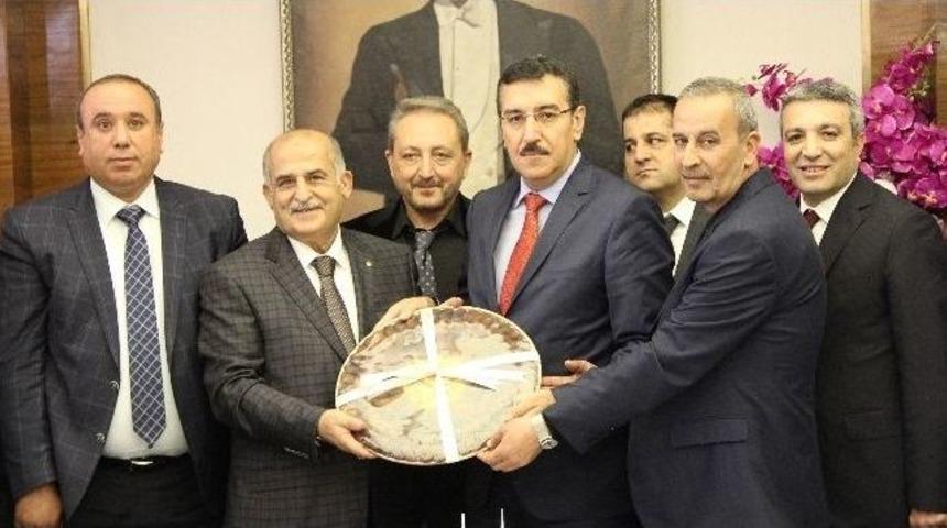 Malatya Tso’dan Bakan Tüfenkci’ye Hayırlı Olsun Ziyareti