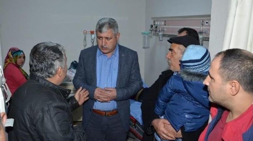 Başkan Polat, Kaza Ge&ccedil;iren &Ouml;ğrencileri Ziyaret Etti