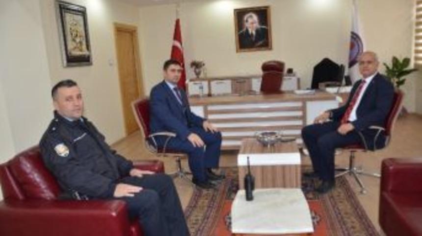 Kastamonu İl Emniyet M&uuml;d&uuml;r&uuml; Yoldan Han&ouml;n&uuml; Kaymakamı &Ccedil;iğdem&rsquo;i Ziyaret Etti
