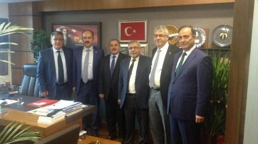 Mhp&rsquo;li Belediye Başkanlarından Ak Parti Milletvekillerine Ziyaret
