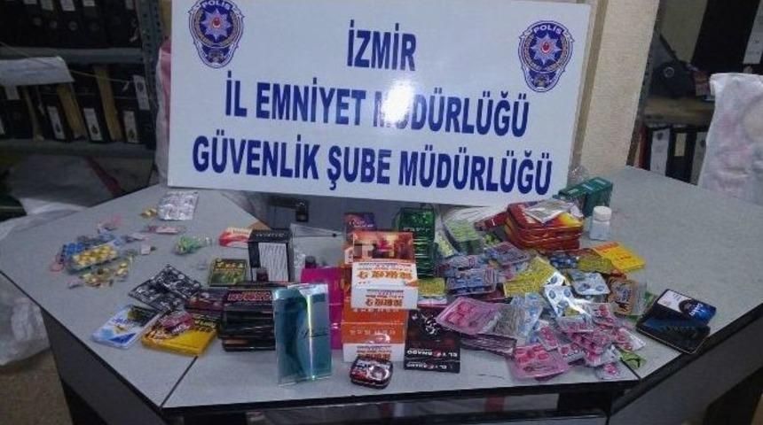 İzmir&rsquo;de Cinsel G&uuml;c&uuml; Artırıcı İla&ccedil; Ele Ge&ccedil;irildi