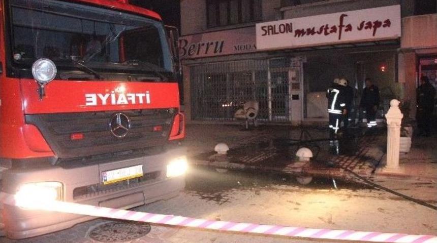 Konya&rsquo;da Kuaf&ouml;r Salonunda Yangın
