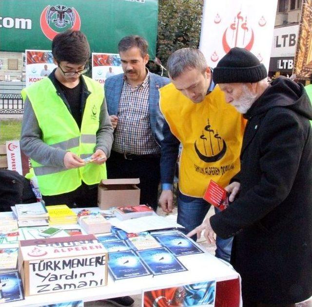 Türkmenlere Yardım Standı