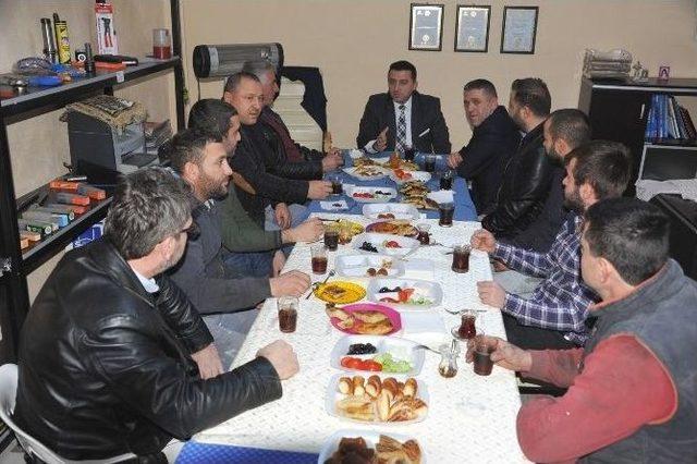 Başkan Bakıcı Yeni Sanayi Esnafıyla Bir Araya Geldi