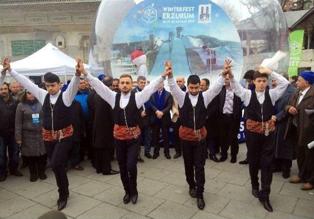 Erzurum Winterfest’e Üsküdar’da Çoşkulu Tanıtım