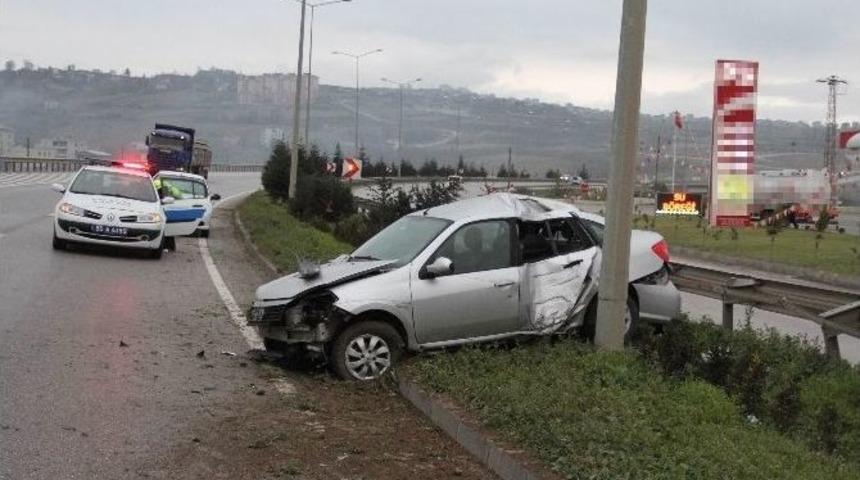 Sendika Başkanı Kaza Yaptı