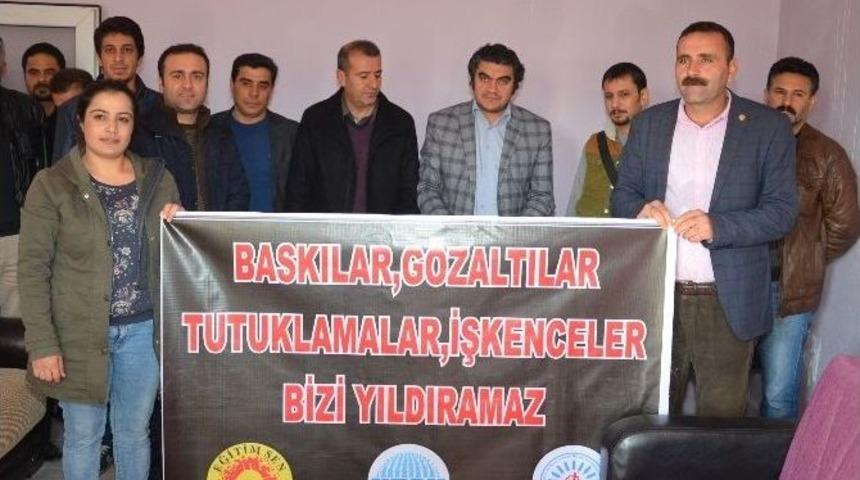 Viranşehir Eğitim Sen&rsquo;den G&ouml;zaltı Ve Uygulamalara Tepki