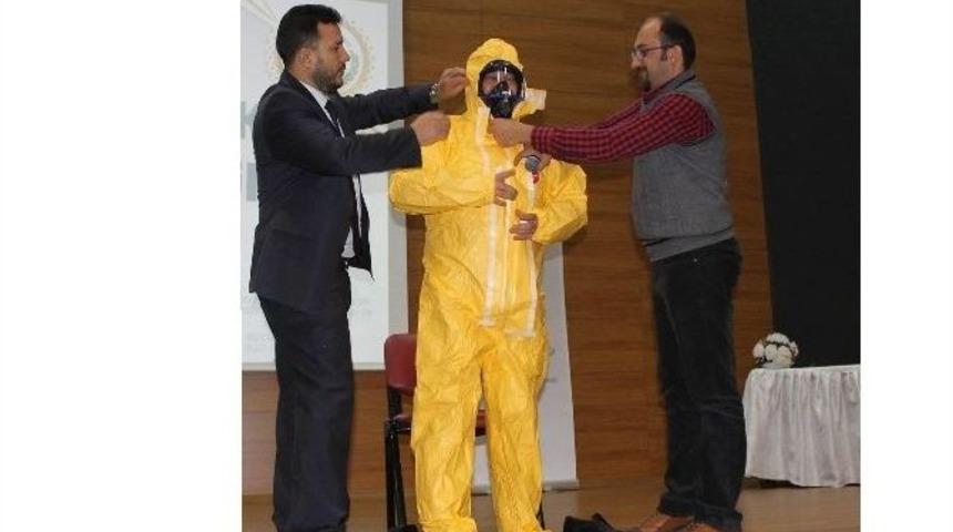 Bilecik&rsquo;te Sağlık &Ccedil;alışanlarına Kbrn Eğitimi Verildi