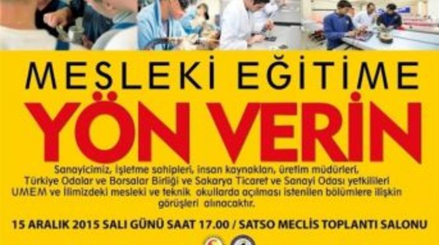 Umem Beceri 10, Meslek Eğitim Ve Nitelikli İstihdam Satso&rsquo;da Konuşulacak