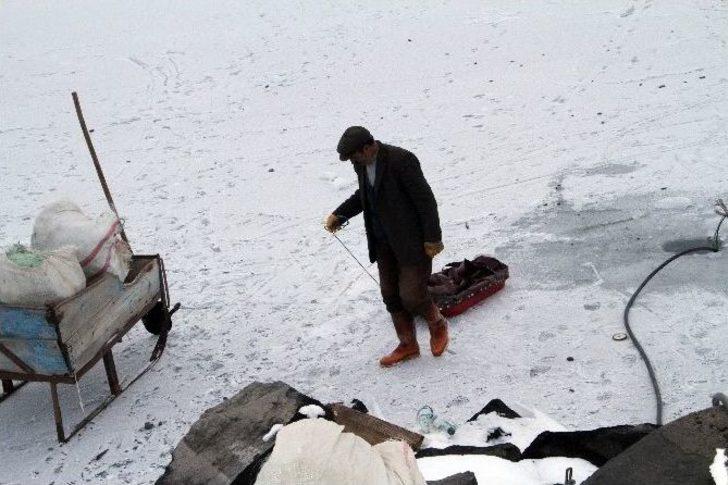 Çıldır Gölü Dondu G1