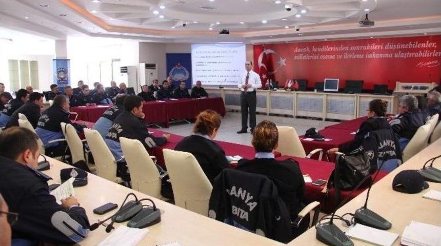 Alanya Zabıtası&rsquo;na Eğitim