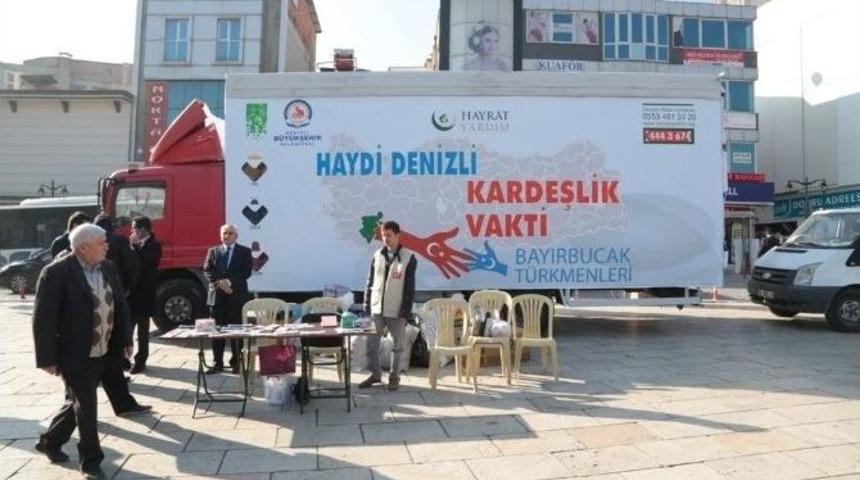 Denizli&rsquo; Den Suriye T&uuml;rkmenlerine Yardım