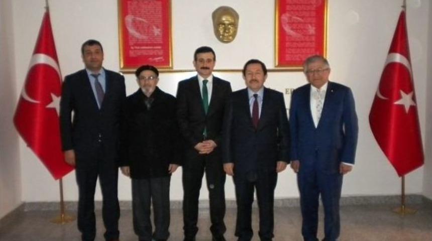 Vali Balkanlıoğlu&rsquo;ndan Kaymakam G&ouml;zen&rsquo;e Ziyaret