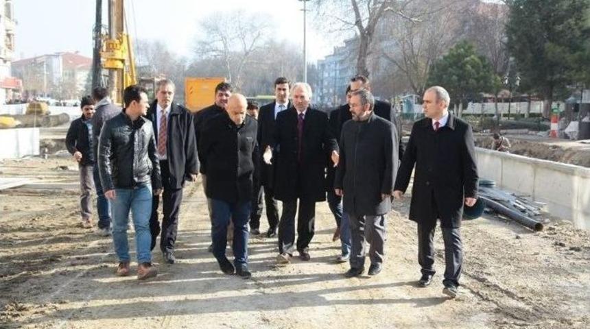 Başkan Kamil Saraçoğlu, Battı-çıktı Projesi’nin Çalışmalarını Yerinde İnceledi