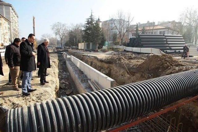 Başkan Kamil Saraçoğlu, Battı-çıktı Projesi’nin Çalışmalarını Yerinde İnceledi