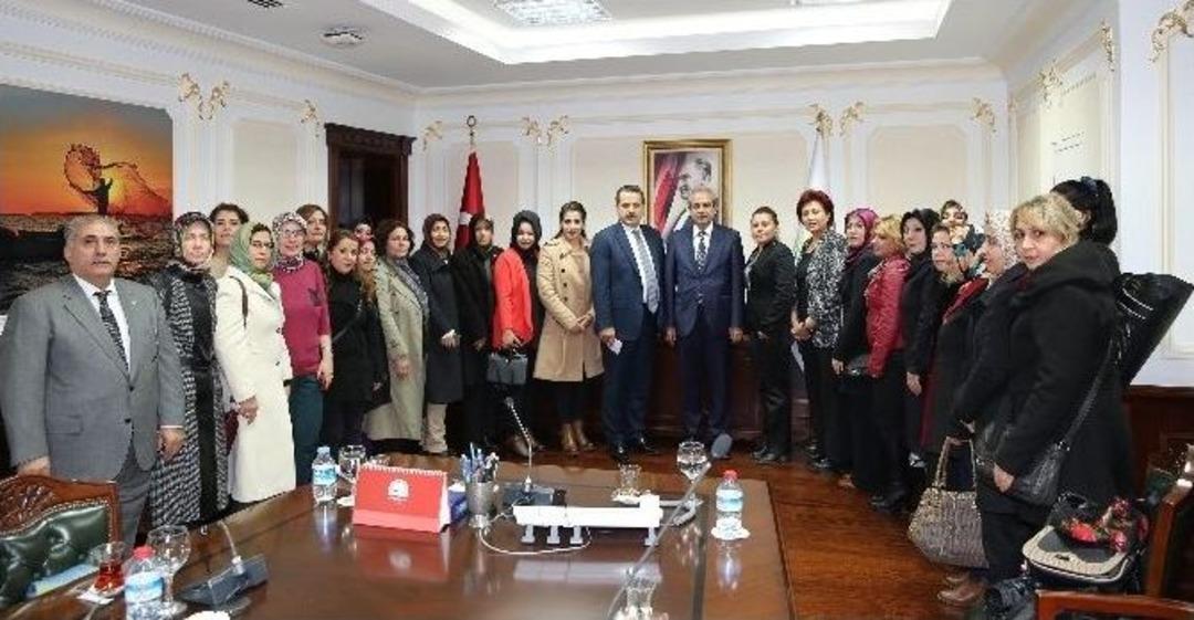 Başkan Demirkol Ankara&rsquo;da Bakan &Ccedil;elik Ve Milletvekillerini Ziyaret Etti