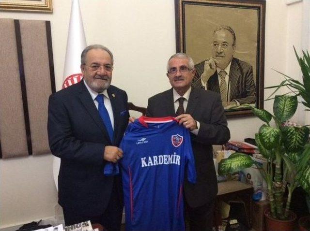 Karabükspor Yönetiminden Şahin Ve Uysal’a Ziyaret