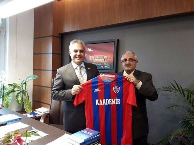 Karabükspor Yönetiminden Şahin Ve Uysal’a Ziyaret