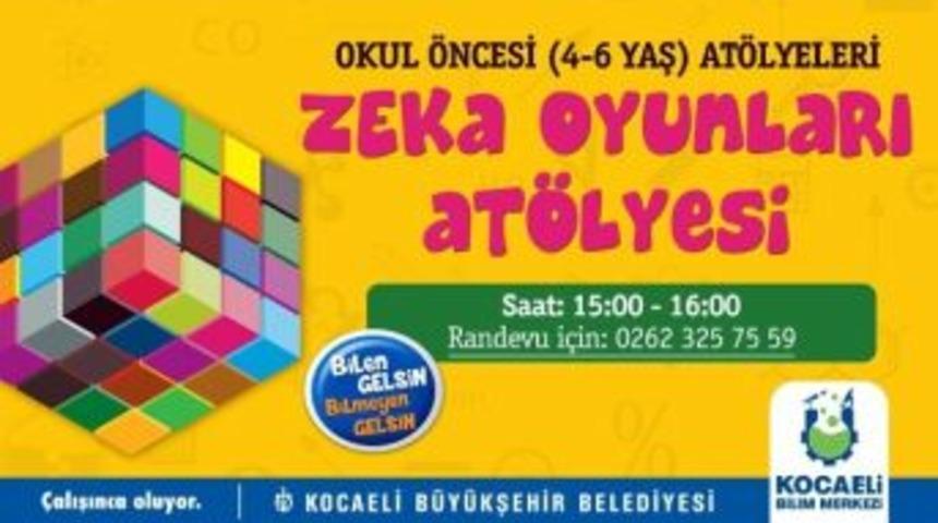 Bilim M&uuml;zesinden Zeka Oyunları At&ouml;lyesi