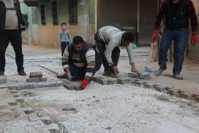 Eyyübiye Belediyesi Üst Yapı Çalışmalarına Hız Verdi