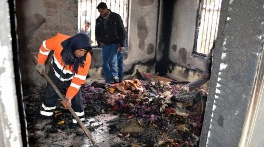 Siverek&rsquo;te Evde &Ccedil;ıkan Yangın Korkuttu