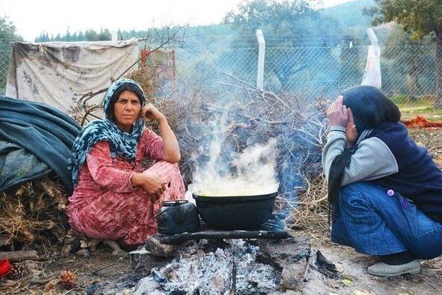 Başkan Görmez Suriyeli Mültecilerin Kaldığı Çadırları Gezdi