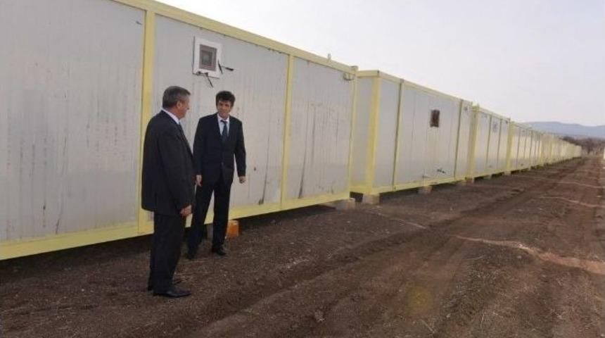 Van&rsquo;dan Gediz&rsquo;e Getirilen Deprem Konteynırları Onarıldı