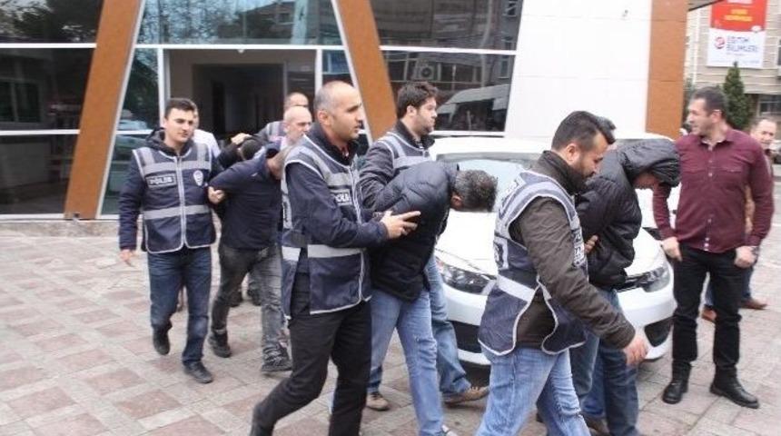 Duvarı Delerek Ptt Ve Banka Soyan &Ccedil;ete Adliyeye Sevk Edildi