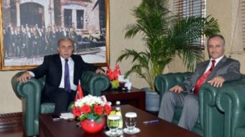 Adana Bt&uuml; Rekt&ouml;r Vekili Prof. Dr. G&uuml;l&rsquo;den, Vali B&uuml;y&uuml;k&rsquo;e Ziyaret