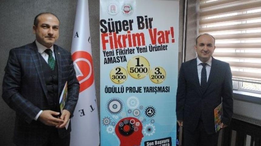 Amasya&rsquo;da 20 Bin Tl &Ouml;d&uuml;ll&uuml; Proje Yarışması