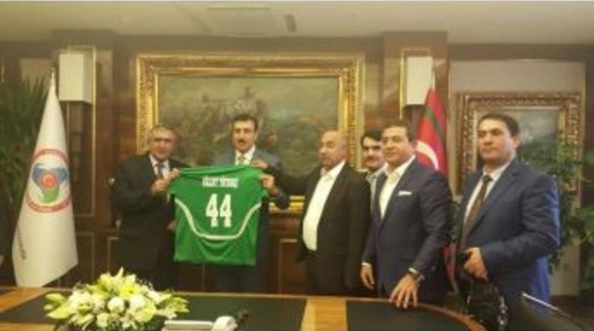 Yeşilyurtspor&rsquo;dan Bakan T&uuml;fenkci&rsquo;ye &rsquo;hayırlı Olsun&rsquo; Ziyareti