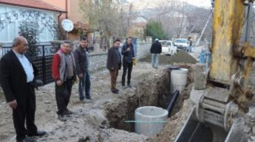 İbradı’da Altyapı Çalışmaları