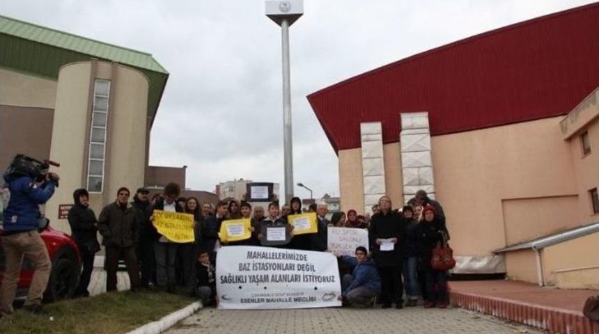 Esenlerde Baz İstasyonu Eylemi