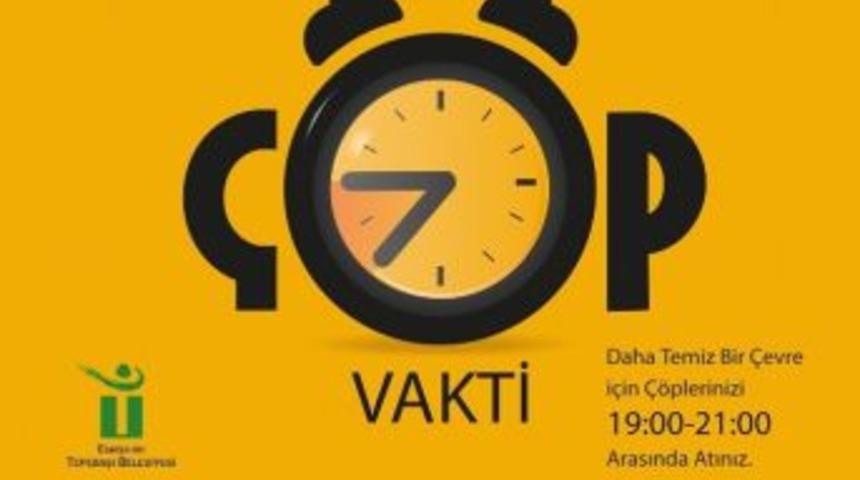 Tepebaşı&rsquo;ndan &Ccedil;&ouml;p &Ccedil;ıkarma Saati Uyarısı