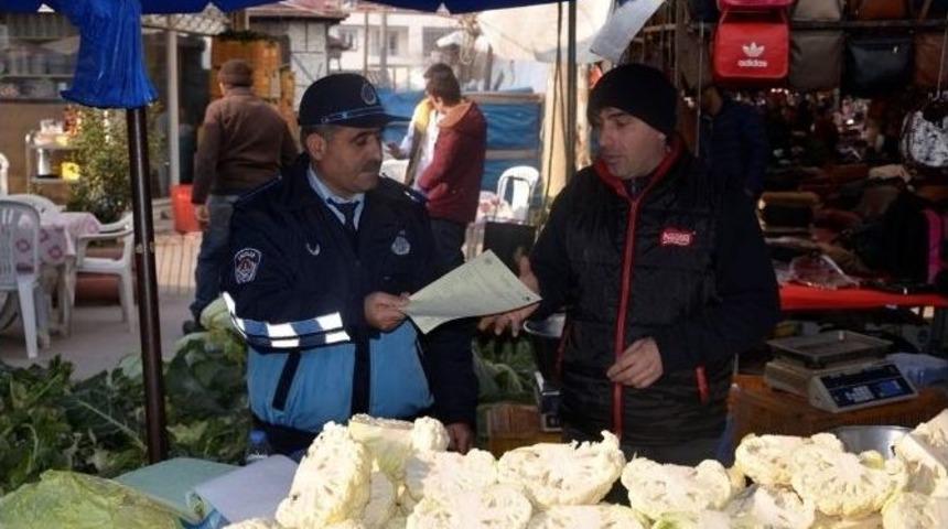 &Ccedil;arşamba Pazarı&rsquo;nda Denetimler S&uuml;r&uuml;yor