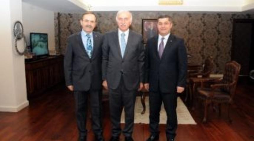 Bafra&rsquo;dan Vali Şahin&rsquo;e Ziyaret