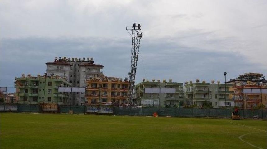 Alanyaspor&rsquo;un Antrenman Tesisleri Aydınlatıldı