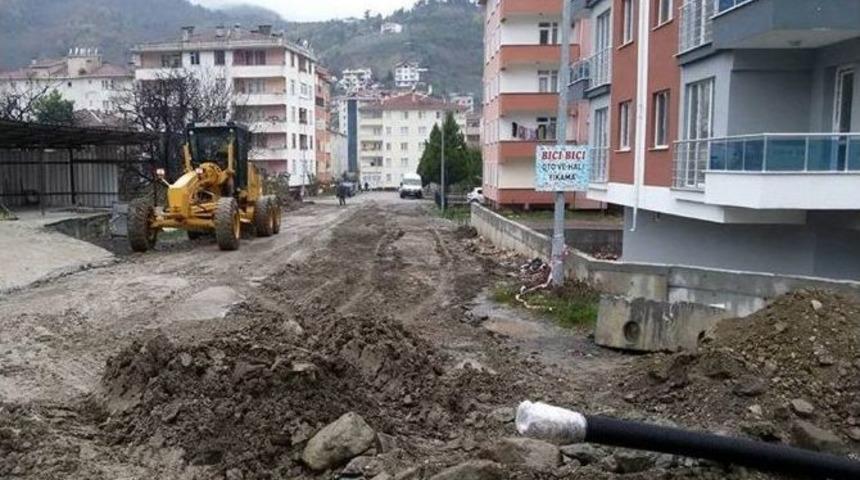Bozkurt&rsquo;ta Altyapı &Ccedil;alışmaları Devam Ediyor