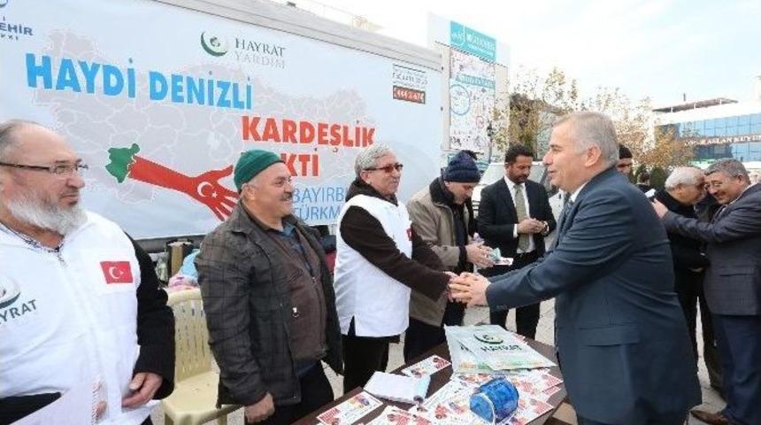 Denizli&rsquo;den Bayırbucak T&uuml;rkmenleri&rsquo;ne Yardım