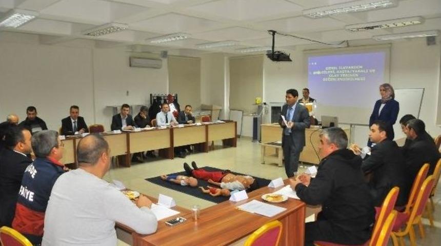 Belediye Personeline İlk Yardım Eğitimi